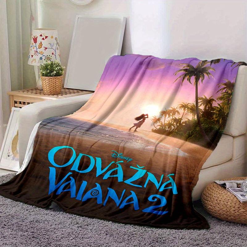 1pc, "Brave Moana 2 Adventure Blanket Perfect for Home Decor, Couch Cover, Outdoor Blankets, Gifts, Flannel Throw