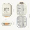 New Hot Small Premuim Portable Travel 7 Days 7 Grids Pill Container Box Cases Organizer Storage for Vitamin Medicine Fish Oils