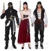 Adult Pirate Costume Halloween Cosplay Party Fancy Dress Outfit Caribbean Theme Womens Size M L XL