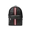 Harper Red And White Striped Casual Trend Classic Simple Large Capacity Backpack Men Backpack Black HARPER-10