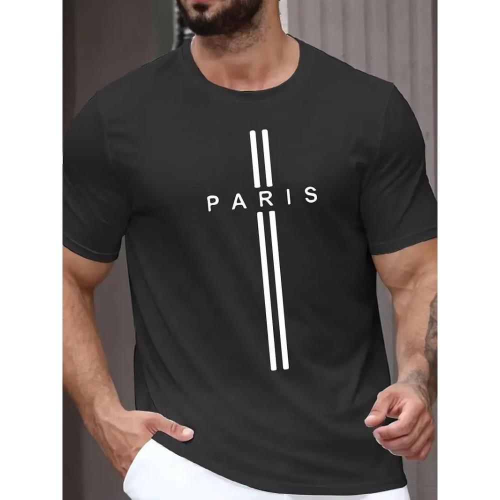 

Мужская футболка с графическим дизайном, с круглым вырезом, повседневная, удобная, футболки, мужская одежда, топы для повседневной носки, для отпуска, для курортов XXXXXL чёрный