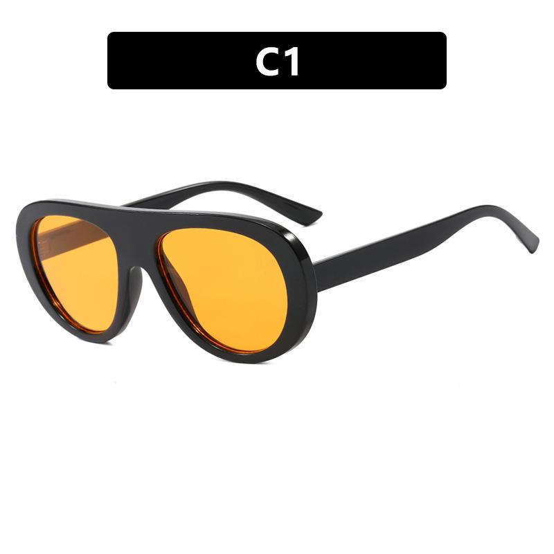 Small Frame Single Beam Toad Sunglasses Retro Sunglasses Sunglasses Ladies