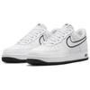New Nike Air Force 1 Low '07 Embroidered Swoosh White Black FJ4211-100