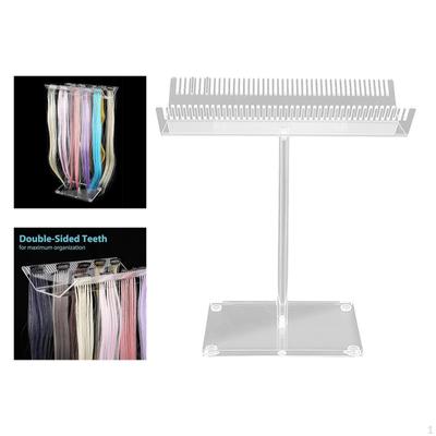 Acryl-Ständer für Haarverlängerungen, transparent, professionell, Haaraufhänger, Verlängerungsdisplay