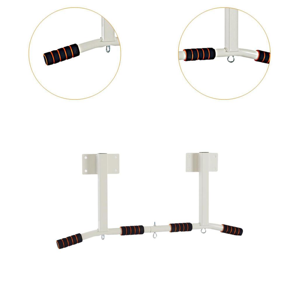 Traction Bar Bodybuilding Equipment Nonslip Dip Fixed Fitness Single for Indoor Upper Body