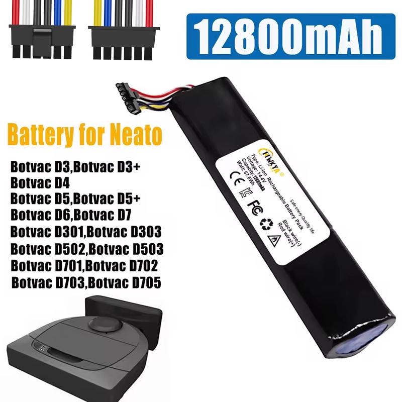 Batteria Ricaricabile al Litio Per Neato Botvac D3 D4 D5 D6 D7 205-0011 Batteria Robot Aspirapolvere 4200mAh