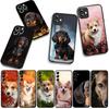 Corgi Dachshund Dog Phone Cover for Samsung Galaxy S25 S24 S22 S23 FE Ultra Plus A56 A05 A06 A15 A16 A55 S7 Edge Case