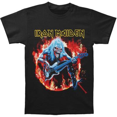 Iron Maiden Fear Live Flames Slim Fit T-shirt Large Black Unisex T-Shirt
