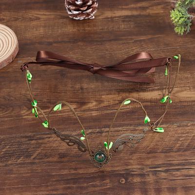 Elven Crown Elf Tiara Vine Headpiece Fairy Witch Diadema Crown Gothic Headband Woodland Dress Bridal Wedding Hair Accessories