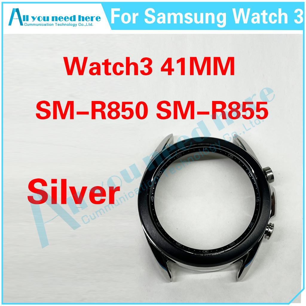 For Samsung Galaxy Watch 3 45MM R840 R845 / Watch3 41MM R850 R855 Middle Frame LCD Support Mid Faceplate Bezel Replacement
