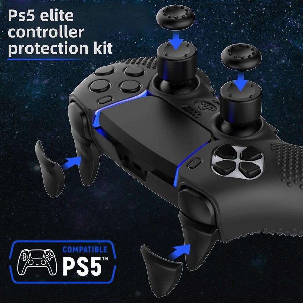 For PS5 Slim Elite Edition Pro Controller Silicone Protective Case Accessories
