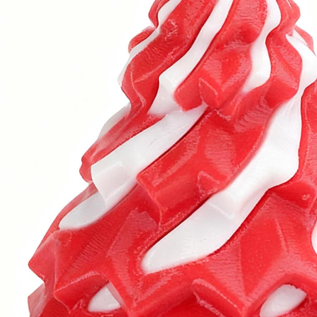 Fidget Christmas Tree Toy Collectible Desktop Decoration Passthrough 3D Printing Christmas Figure for Teens Adults Boys Girls