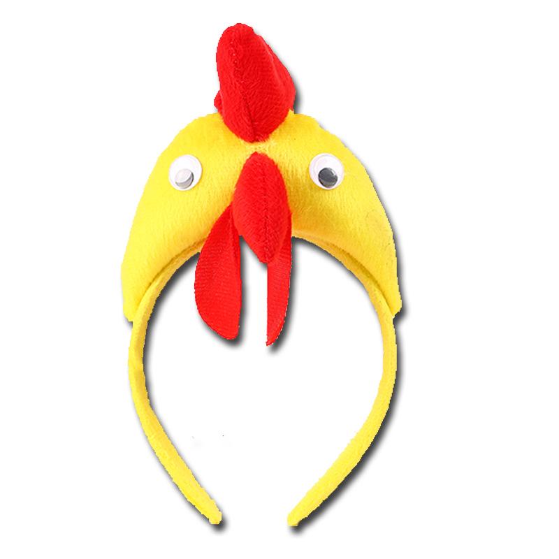 Zodiac Animal Horn Headband: Cow, Rabbit, Tiger, Dog, Cat, Wolf, Devil. Perfect for Costumes and Performances.