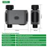 Timer per Irrigazione Intelligente Tuya WiFi6 Batteria 150 Giorni 50M 20 Zone Alexa Google Home per Irrigazione a Goccia da Giardino