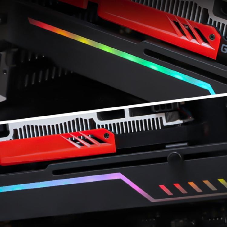 LED GPU Holder Graphic Card Bracket ARGB Vertical Graphic Video Card Holder
