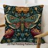 William Morris Natural Forest Style Pillowcases Butterfly, Fox, Owl And Flowers Cushion Covers Decorative Throw Pillow Covers
