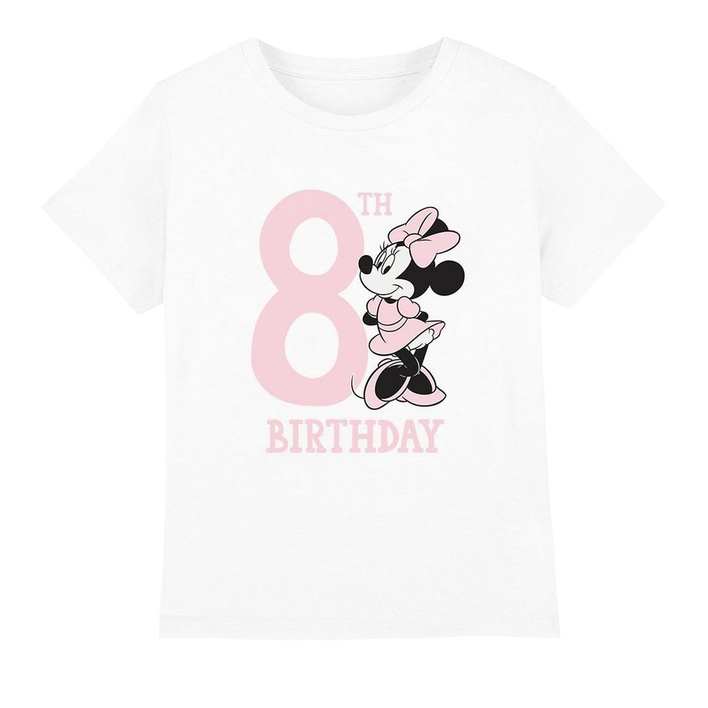 Disney Minnie Mouse 8-års T-skjorte for barn/barn