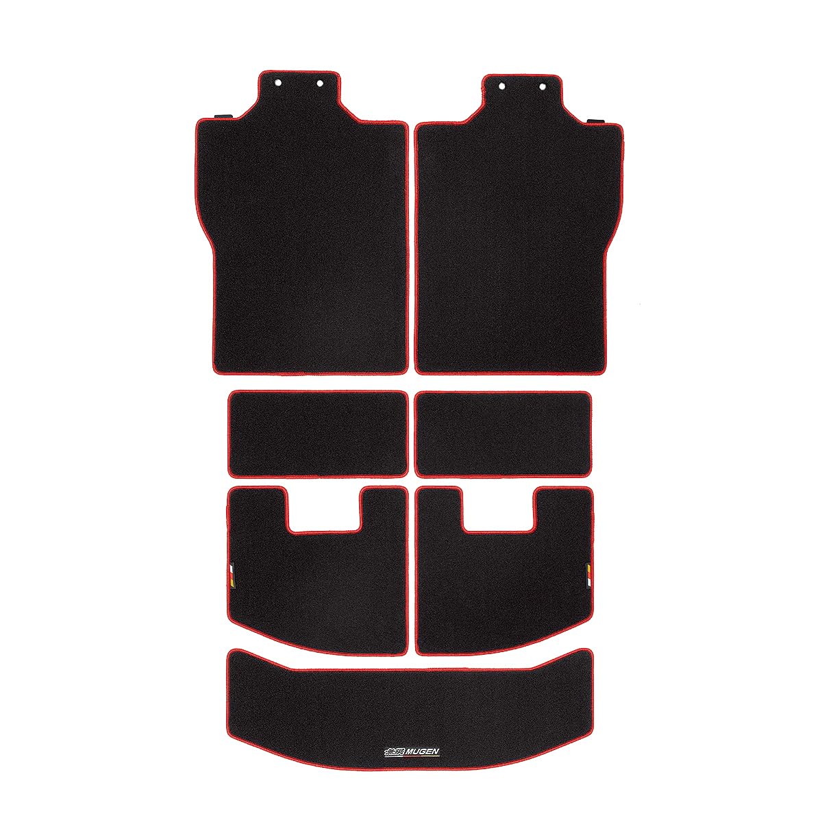

MUGEN Luggage Black x Red Honda (Mugen) [Sports Mat] N-BOX JF3/4 08P11-XNH -K1S0-RD чёрный