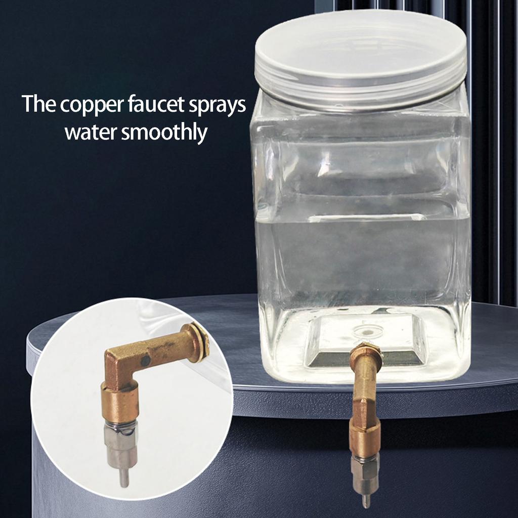 Small Animal Water Dispenser Plastic Drinking Bottle With Metal Pin Spout For Rabbit Bird Cage Hanging Water Feeder