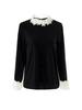 Französische Romantik Chic Spitze Kragen Stoffhemd - Herbst/Winter Stil