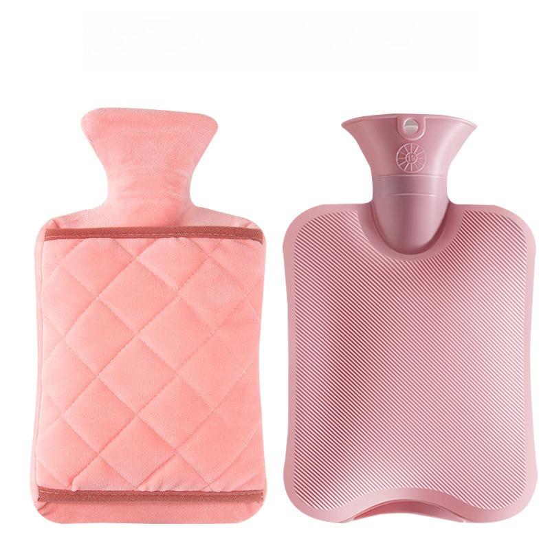 Hot Water Bottle Covers Cold-proof Warm Insulated Cover Hand Feet Warmer Explosion-Proof Water Bottles Hot Water Women's Menstrual Warm Abdominal Bag