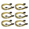 6 Buc Cabluri de Alimentare GPU PCIE 6Pin la 8Pin Masculin la Masculin Accesorii Alimentare pentru TT pentru OCZ