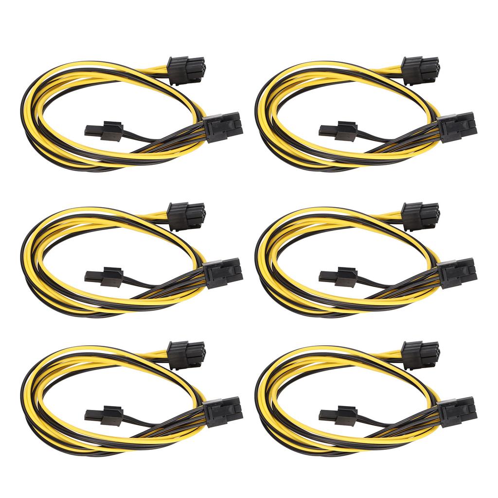 6 Buc Cabluri de Alimentare GPU PCIE 6Pin la 8Pin Masculin la Masculin Accesorii Alimentare pentru TT pentru OCZ