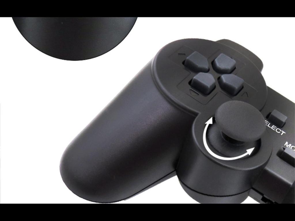 015D Double 2.4G Wireless Game Controller with Dual S2 Receivers, Motor-Free, Compatible with S2 Game Box