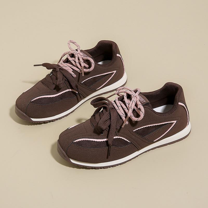 

Autumn new breathable female student casual shoes female running women s shoes - 40 коричневый