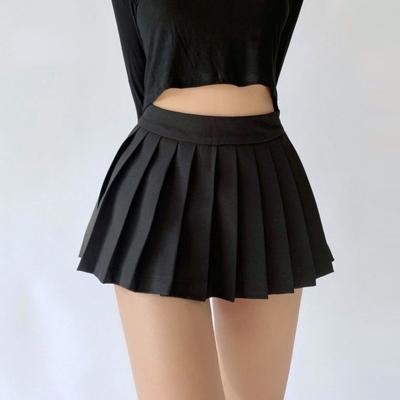 Women's Pleated Skirt Sexy Mini Shorts Skirts Summer Fashion Vintage Bottoms Solid Casual Thin A-line Skirt Female Woman Y2k Clothes