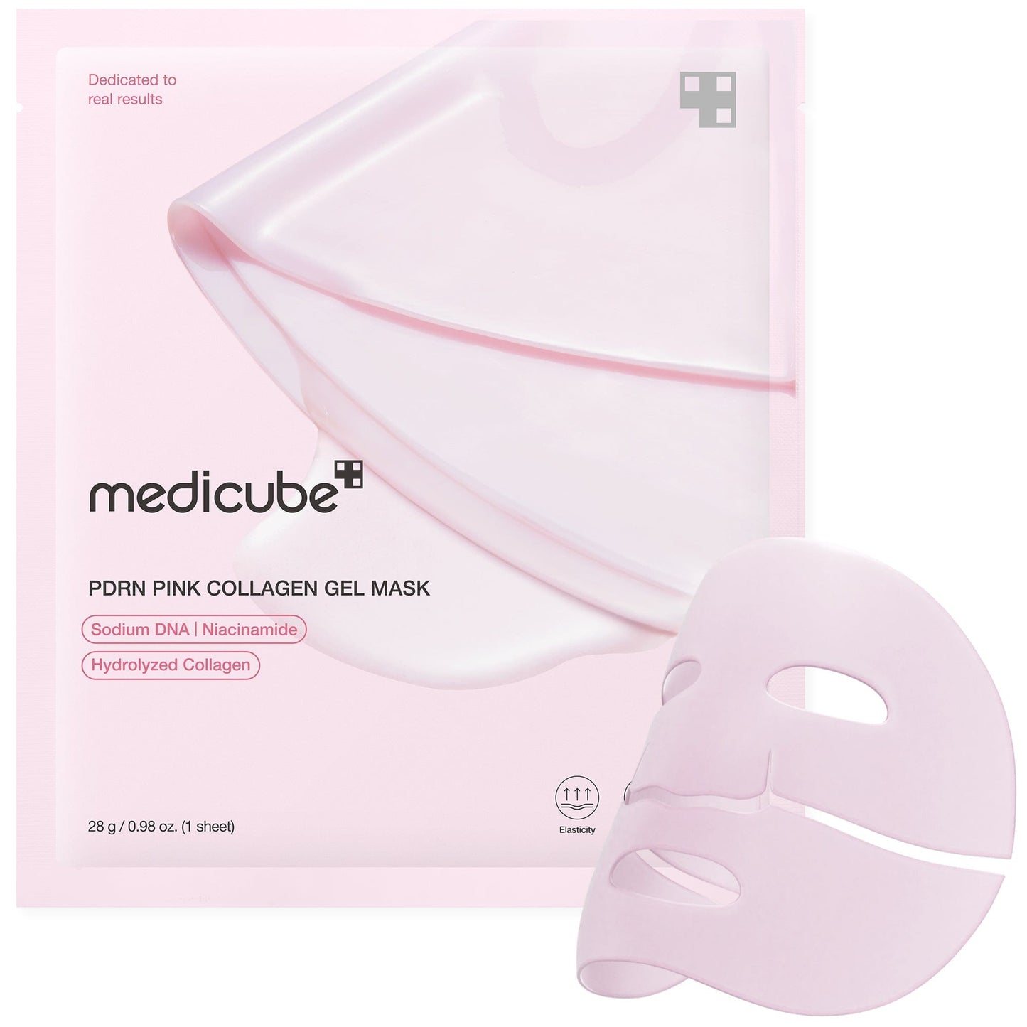 

[medicube] PDRN Розовая коллагеновая гелевая маска 28 г * 4 шт.