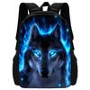 Schulrucksack für Kinder Jungen Mädchen Leicht Anti-Belastung Ergonomisches Design Mit Tierprint Baumwollfutter