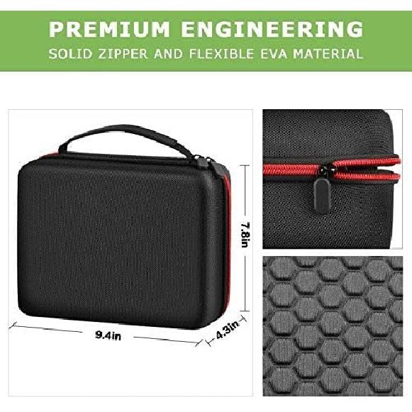 Case Compatible with Canon SELPHY CP1500/CP1300/ CP1200 Wireless Compact Photo Printer and Color Ink and Paper Set/Battery- Organizer Storage Bag