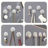 4/8Pcs Creative Shell Shape Wall Hook Bathroom Multifunction Punch-Free Hooks Coat Hanger Home Decoration Self-Adhesive Hooks