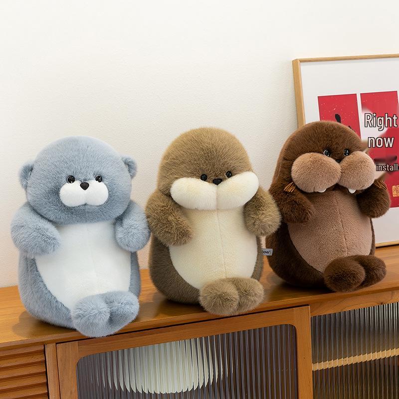 Dundun Ocean Seal Plush Toy - Cute Sleep Companion & Children's Birthday Gift