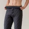 LANGSHA Men's Thickened Thermal Fleece-Lined Pants