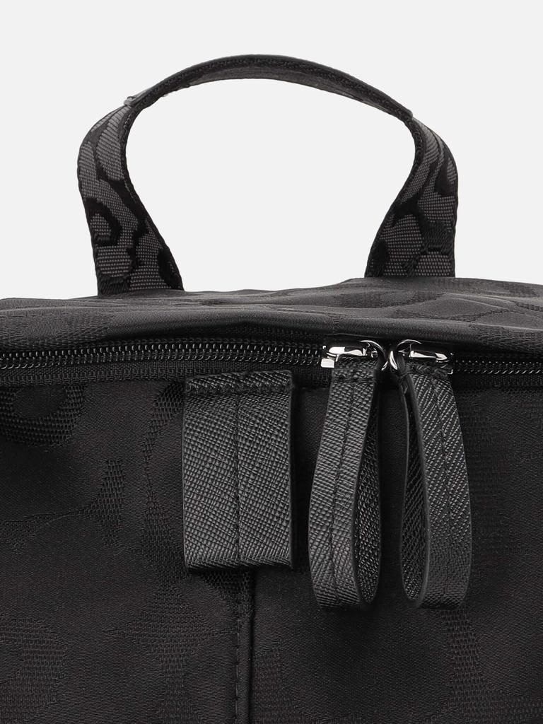 Zip Top Backpack Unikko Backpack F Black [Marimekko] Women's 52_1_52249293324
