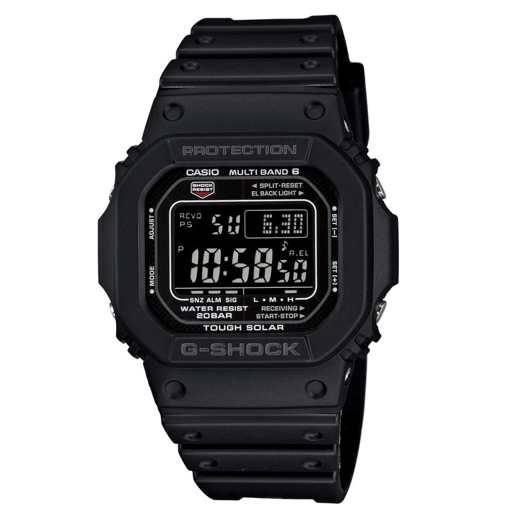 

[Casio] Часы G-Shock с радиоприемником Solar EL Backlight Type GW-M5610-1BJF Black