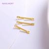 15mm 20mm 25mm 18K Gold Plated Bar Link Component Brass Two Holes Stick Strip Connector DIY Jewelry Making Accessories Wholesale