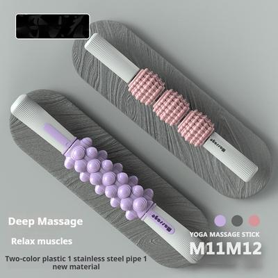 Muscle Massage Rod Fascia Roller for Leg Pain Relief Yoga Stretching Relaxation Mace Leg Magic Massager