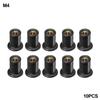 10pcs Motorcycle M4 M5 Metric Rubber Well Nuts Windscreen Fairing Cowl Anodized Aluminum Moto Screws Bolts Accessories