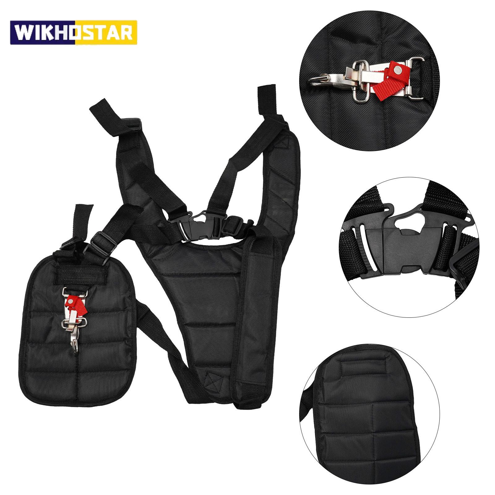 

Универсальный двойной плечевой ремень для кустореза, триммеров, сабельных ножниц, двойной плечевой ремень для кустореза, триммера 1PCS