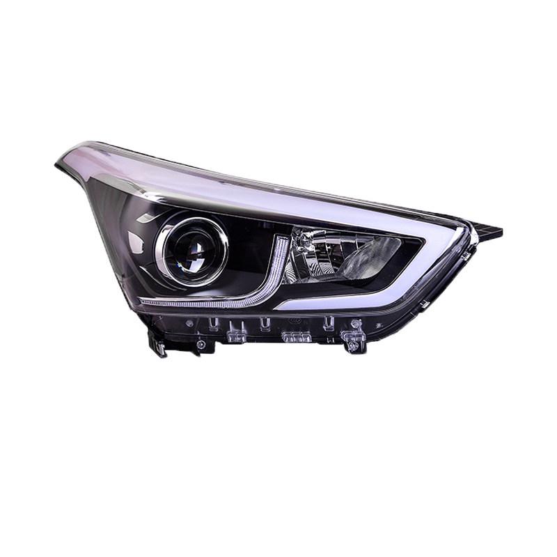 LED Projector Headlight Assembly with DRL & Flowing Turn Signals for 2014-2019 Hyundai IX25