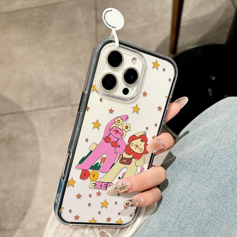 Painted Phone Case for iPhone 17 11 12 13 14 15 16 iPhone 17 12 13 14 15 16 Pro 17 12 13 14 15 16 Pro Max  High Quality Painted Animal Cute Phone Case