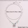 Ocean Series Diamond-encrusted Star Shell Beaded Necklace Female European and American Ins Style Fashion Niche Titanium Steel Necklace