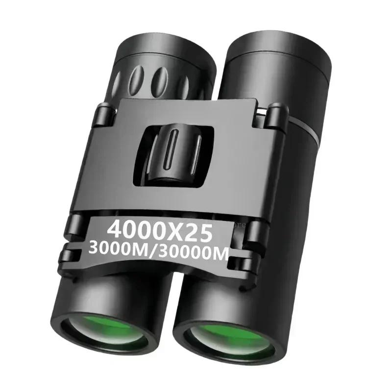 

Binoculars Monocular 4000x25 HD Long Range Folding Mini Telescope Portable BAK4 FMC Optics for Hunting Sports Outdoor Camping