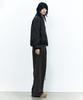 INSILENCE WOMEN Wide Chino Pants Charcoal