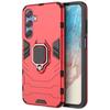 For Samsung Galaxy M35 5G Case Ring Kickstand PC+TPU Protective Phone Cover