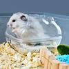 Transparent Plastic Small Bathtub Suitable for Hamsters Hamster Bathroom Hamster Sand Bath Mouse Box