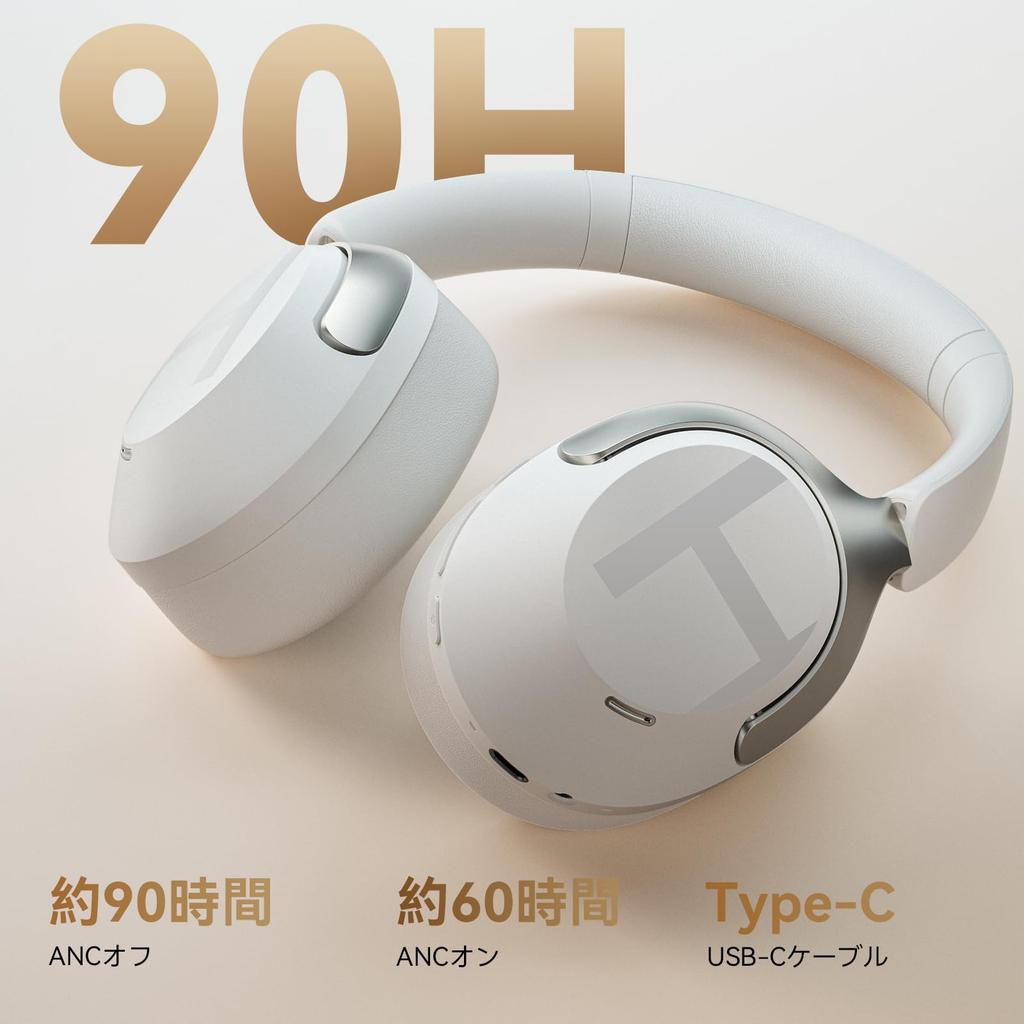 HAYLOU S40 Wireless Bluetooth Noise Spatial Low Wireless and Up to 90 Hours of Music Comfortable Supports Two Devices App Includes for and Instruction